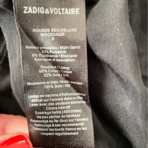 Zadig & Voltaire sequence midi dress - Picture 8 of 9